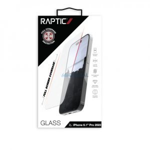 Raptic Full sticlă iPhone 14 Pro ecran complet din Folie securizată