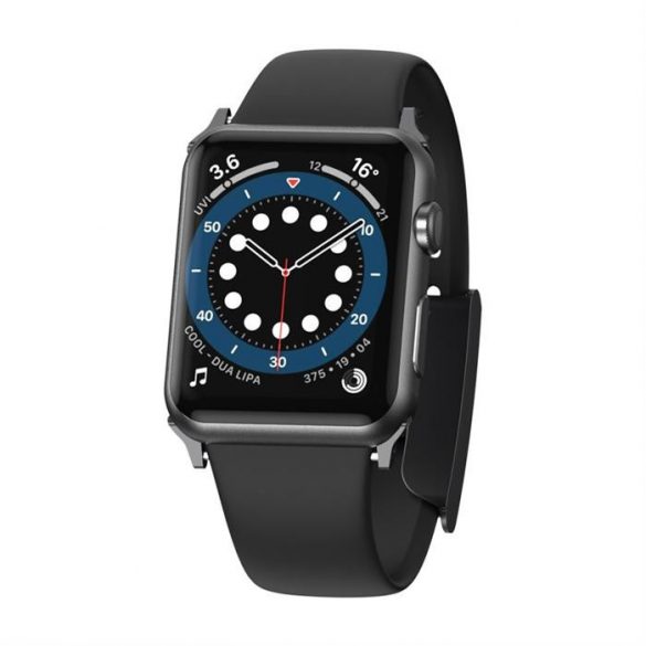 Curea de ceas Baseus Slip-Thru pentru AP Watch Series 3/4/5/6/SE 38mm/40mm Negru (LBWSE-01)