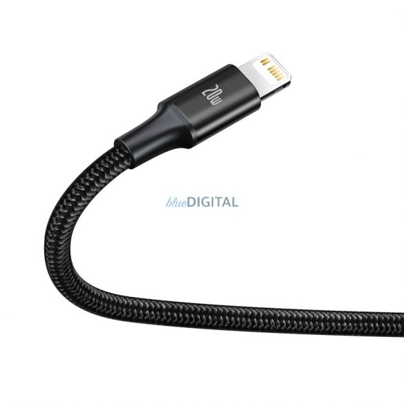 Baseus Rapid Series 3in1 USB-C - USB-C / Lightning / cablu micro USB 20W PD 1.5m - negru