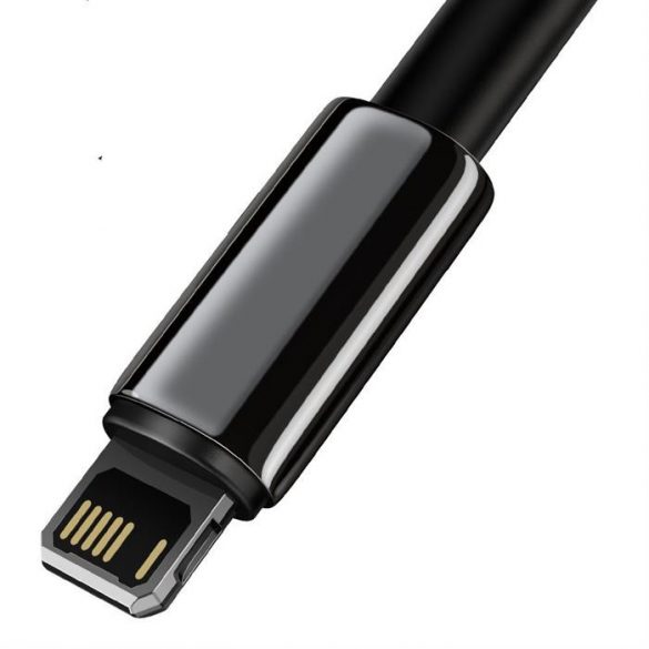 Baseus Tungsten USB - Lightning cablu 2,4 A 1 m negru (CALWJ-01)