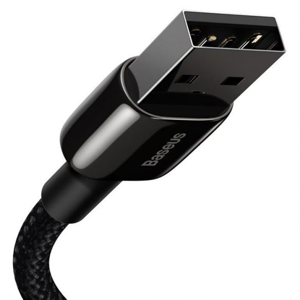 Baseus Tungsten USB - Lightning cablu 2,4 A 1 m negru (CALWJ-01)