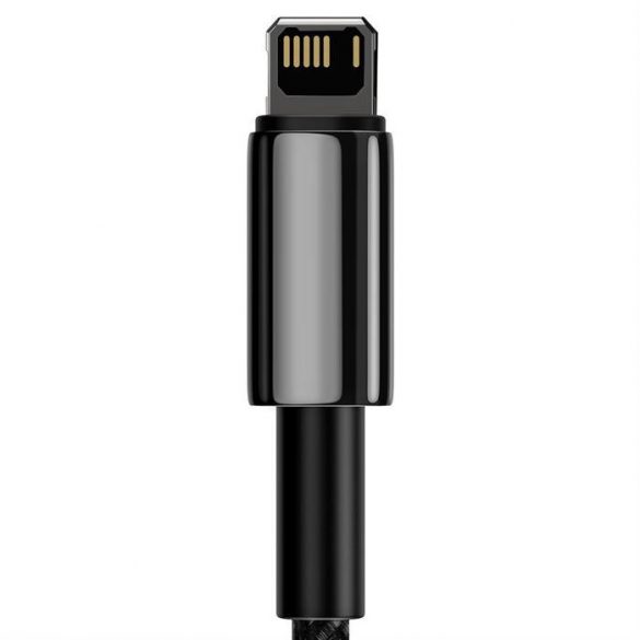 Baseus Tungsten USB - Lightning cablu 2,4 A 1 m negru (CALWJ-01)