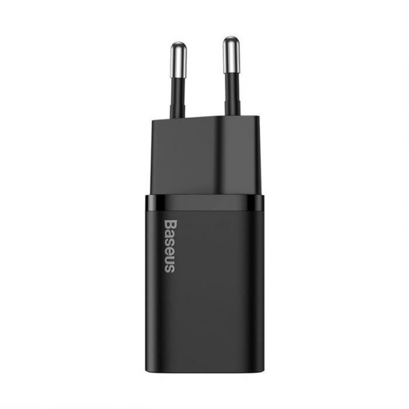 Încărcător de perete rapid Baseus Super Si 1C USB tip C 30 W Power Delivery Încărcare rapidă negru (CCSUP-J01)