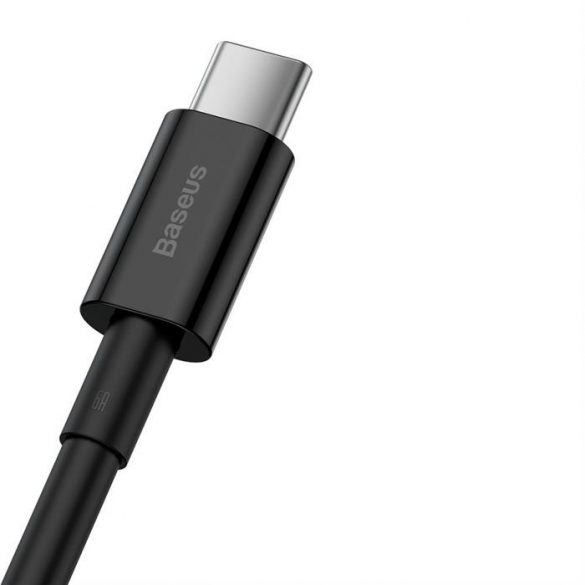 Baseus Superior USB - USB Tip C cablu de încărcare rapidă a datelor 66 W (11 V / 6 A) Huawei SuperCharge SCP 1 m negru (CATYS-01)