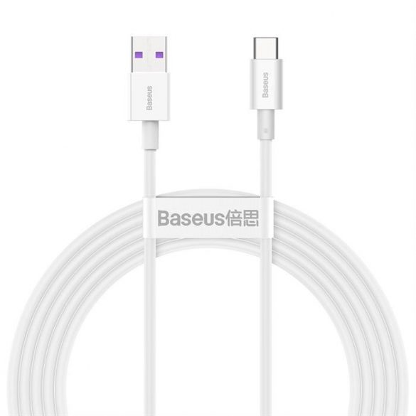 Baseus Cablu superior USB - USB TypeC 66 W 6A 2 m Alb (CATYS-A02)