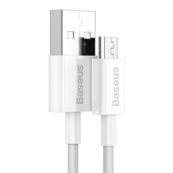 Baseus Superior Series USB - micro USB încărcare rapidă cablu de date 2A 1m alb (CAMYS-02)