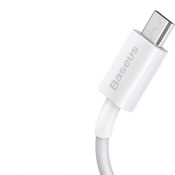 Baseus Superior Series USB - micro USB încărcare rapidă cablu de date 2A 1m alb (CAMYS-02)