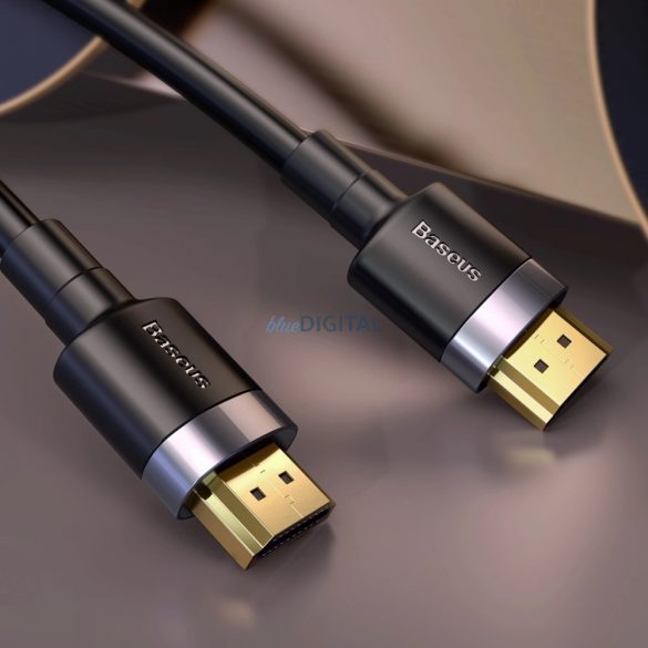 Cablu Baseus Cafule HDMI / HDMI 2.0 4K 60 Hz 3D 18 Gbps - negru