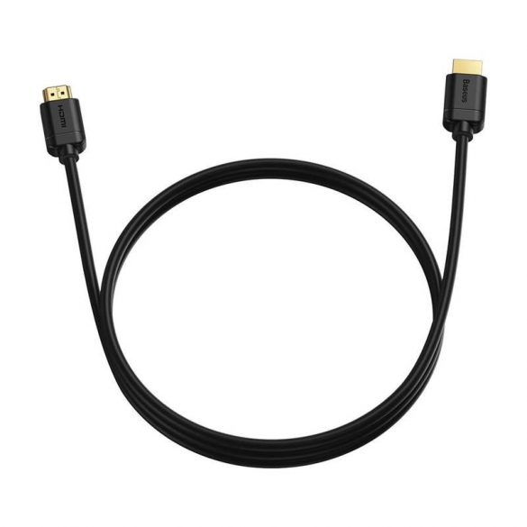 Cablu Baseus HDMI 2.0 4K 60 Hz 3D HDR 18 Gbit 2 m negru (CAKGQ-B01)