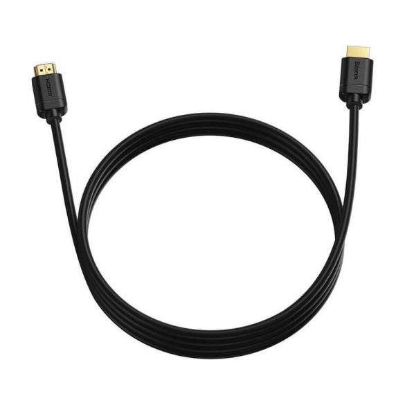 Baseus HDMI 2.0 cablu 4K 60 Hz 3D HDR 18 Gbit 3 m negru (CAKGQ-C01)