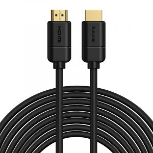 Cablu Baseus HDMI 2.0 4K 30 Hz 3D HDR 18 Gbit 8 m negru (CAKGQ-E01)