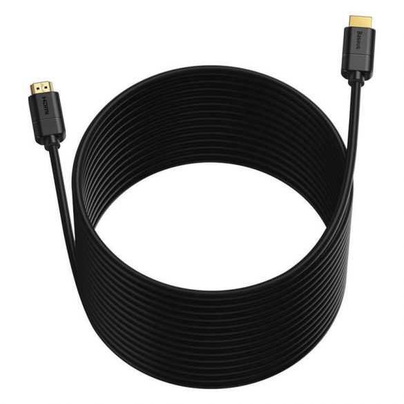 Cablu Baseus HDMI 2.0 4K 30 Hz 3D HDR 18 Gbit 8 m negru (CAKGQ-E01)