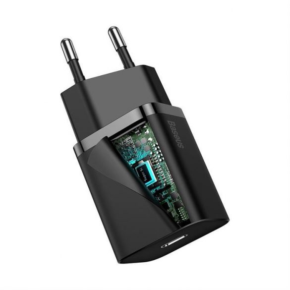 Baseus Super Si 1C încărcător rapid de perete USB Tip C 20 W Power Delivery negru (CCSUP-B01)