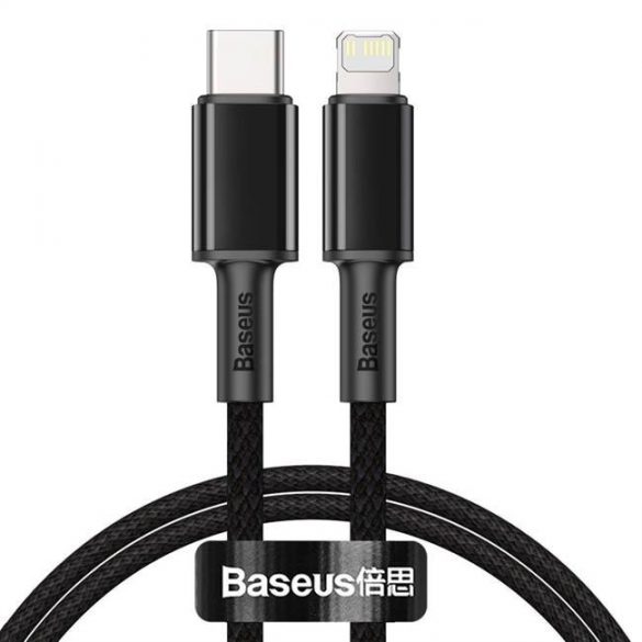 Baseus Type-c USB - Cablu Lightning Power Delivery încărcător rapid 20 W 1 m negru (CATLGD-01)