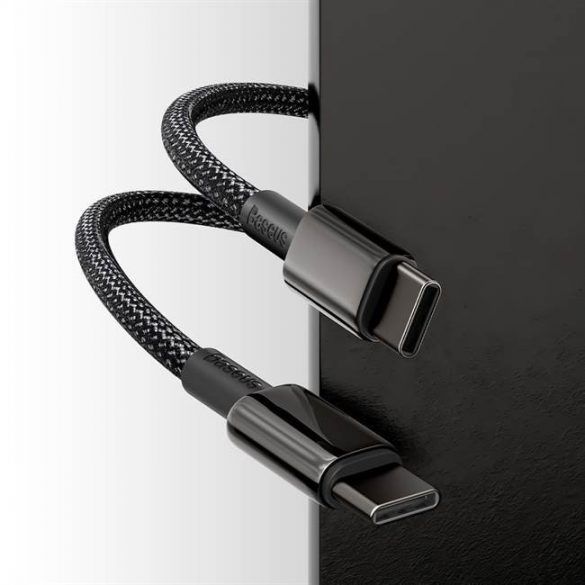 Baseus Type-c USB - Cablu USB Type-c Livrare putere Încărcare rapidă 100 W 5 A 1 m negru (CATWJ-01)