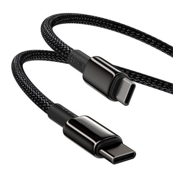 Baseus Type-c USB - Cablu USB Type-c Livrare putere Încărcare rapidă 100 W 5 A 2 m negru (CATWJ-A01)