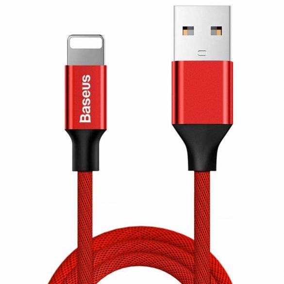 Baseus Yiven Cablu USB / Lightning material împletit 1.8M roșu (CALYW-A09)