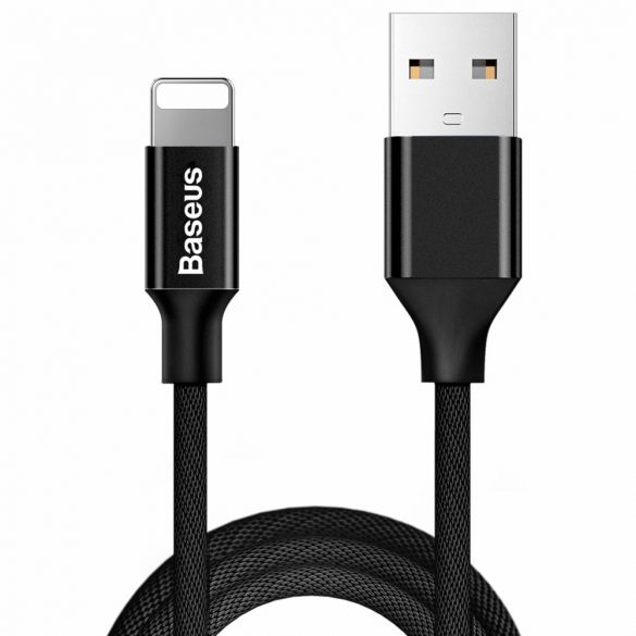 Baseus Yiven Cablu USB / Lightning material împletit 1.8M negru (CALYW - A01)