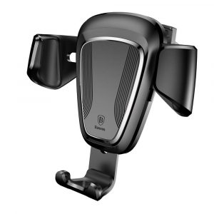 Baseus Gravity Auto suport Phone Bracket Air Vent Holder 4-6" Dispozitive negru (SUYL-01)