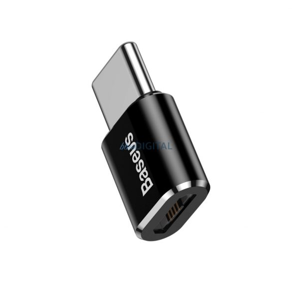 Adaptor Baseus Mini Micro USB la USB-C - negru