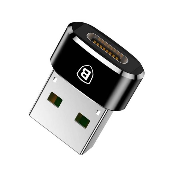 Baseus convertor USB tip C la USB adaptor conector negru (CAAOTG - 01)