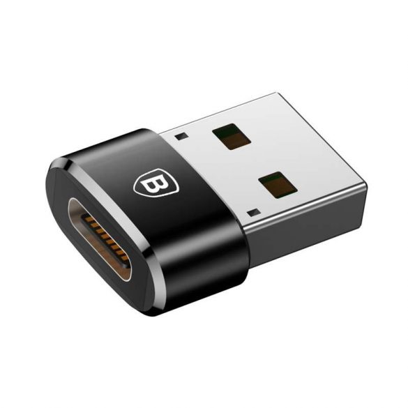 Baseus convertor USB tip C la USB adaptor conector negru (CAAOTG - 01)