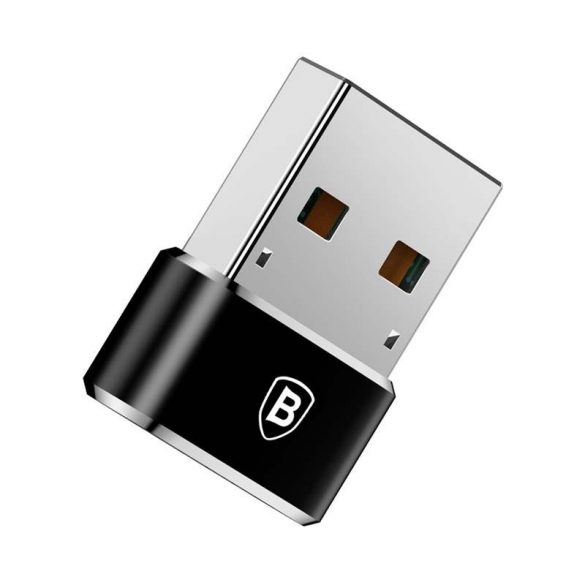 Baseus convertor USB tip C la USB adaptor conector negru (CAAOTG - 01)