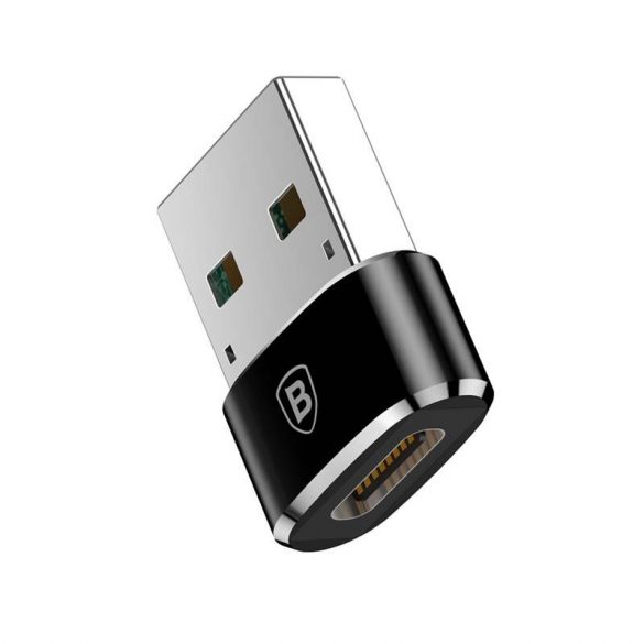 Baseus convertor USB tip C la USB adaptor conector negru (CAAOTG - 01)