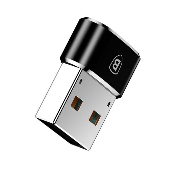 Baseus convertor USB tip C la USB adaptor conector negru (CAAOTG - 01)