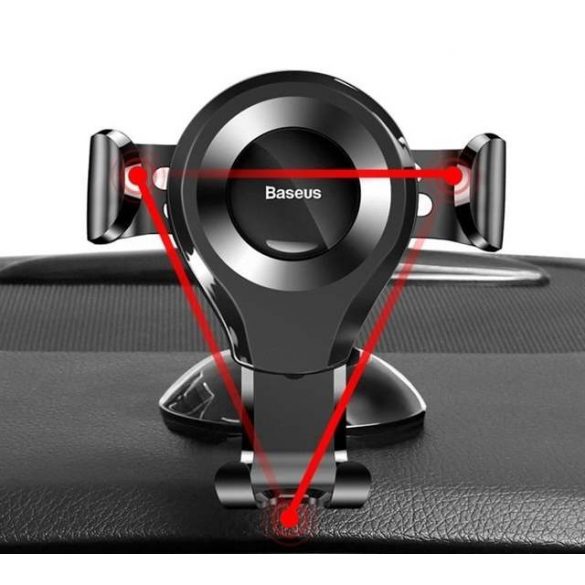 Baseus Osculum Gravity Car Holder Gantry Windshield Phone Bracket Holder negru