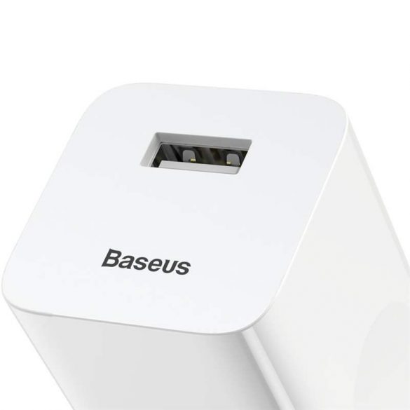 Baseus Charge Quick Charger Adaptor încărcător încărcător de rețea USB Quick Charge 3.0 QC 3.0 alb (CCALL - BX02)