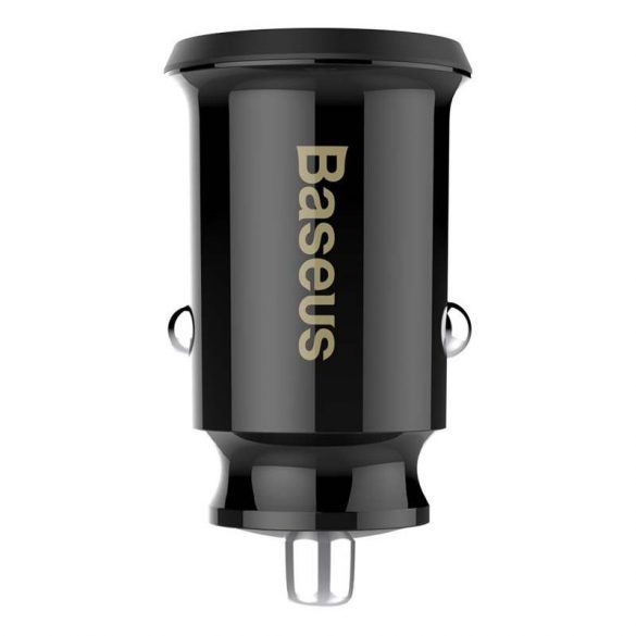 Baseus Grain Car Charger Mini Universal Smart Car Charger 2 USB 3.1A Negru (CCALL - ML01)