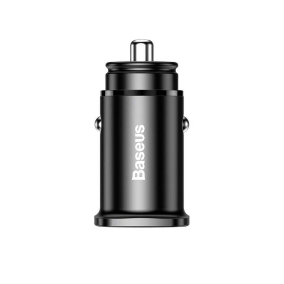 Încărcător universal inteligent pentru mașină Baseus tér PPS USB Quick Charge 4.0 QC 4.0 și USB-C PD 3.0 SCP negru (CCALL-AS01)