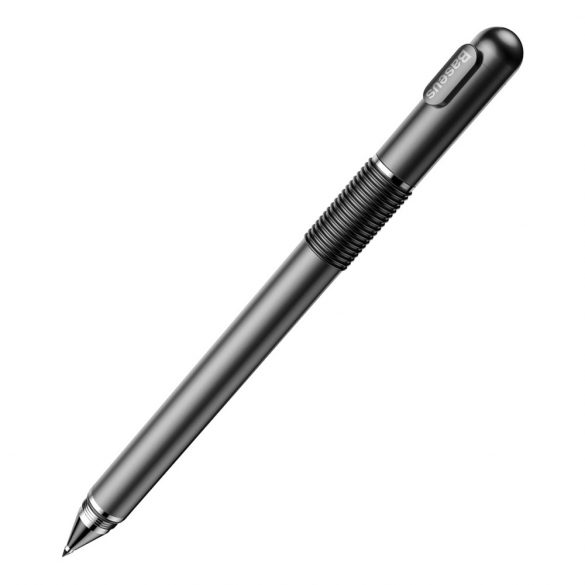 Stylus cu două fețe Baseus Golden Cudgel ACPCL-01 pentru tablete, telefoane cu stilou cu gel - negru