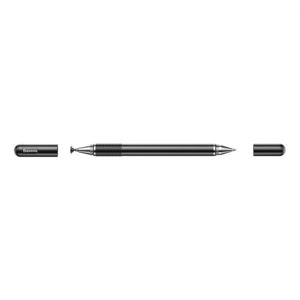 Stylus cu două fețe Baseus Golden Cudgel ACPCL-01 pentru tablete, telefoane cu stilou cu gel - negru