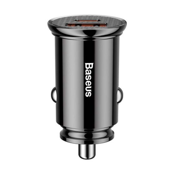 Baseus Cerc PPS Încărcător auto universal inteligent USB Quick Charge 40 QC 40 și USB - C PD 3.0 SCP negru (CCALL - YS01)