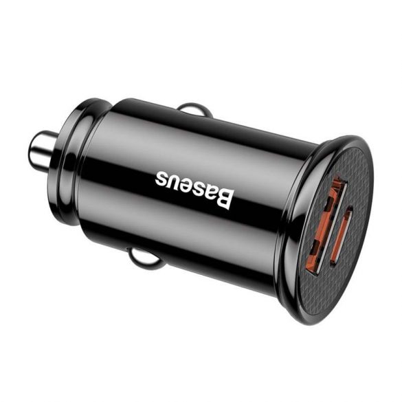 Baseus Cerc PPS Încărcător auto universal inteligent USB Quick Charge 40 QC 40 și USB - C PD 3.0 SCP negru (CCALL - YS01)