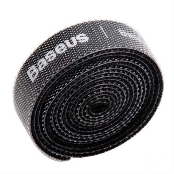 Baseus Rainbow Circle cu Velcro pentru organizarea cablurilor 1m negru (ACMGT - E01)