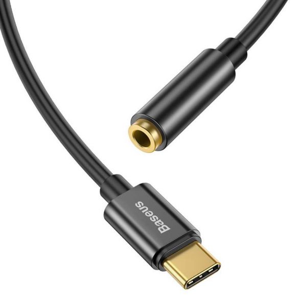 Baseus L54-C USB 3.5 mm adaptor Negru feminin (CATL54-01)cablu de date cablu de încărcare