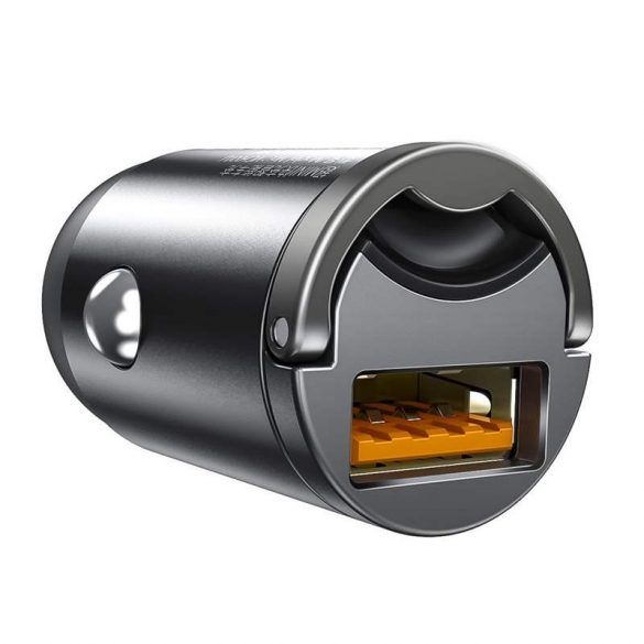 Baseus Tiny Star Mini încărcător auto încărcare rapidă port USB 30W gri (VCHX-A0G)