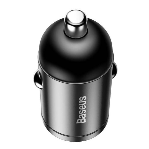 Baseus Tiny Star Mini încărcător auto încărcare rapidă port USB 30W gri (VCHX-A0G)