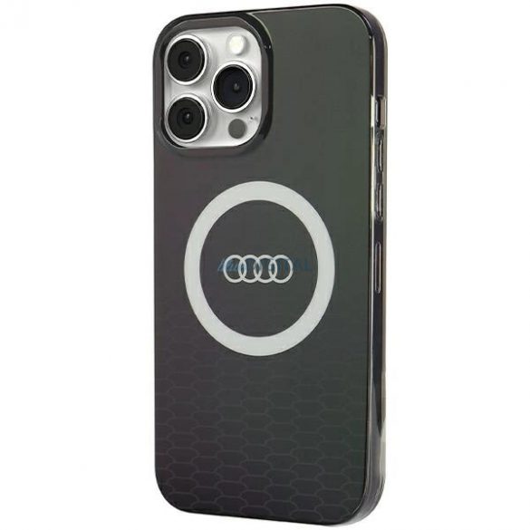 Husa Audi IML Big Logo MagSafe pentru iPhone 13 Pro / 13 - neagra