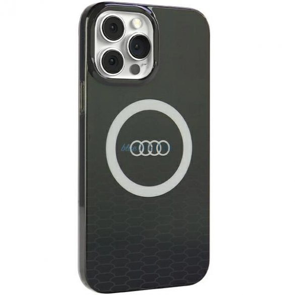 Husa Audi IML Big Logo MagSafe pentru iPhone 13 Pro / 13 - neagra