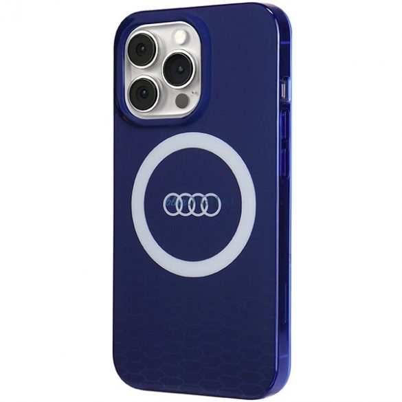 Husa Audi IML Big Logo MagSafe pentru iPhone 13 Pro / 13 - albastra