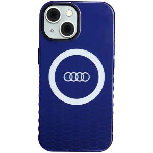 Husa Audi IML Big Logo MagSafe pentru iPhone 15 / 14 / 13 - albastra