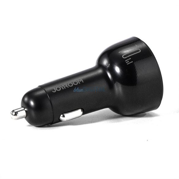 Încărcător auto Joyroom 70W cu 3 porturi: USB, 2 x USB C negru (JR-CL26)