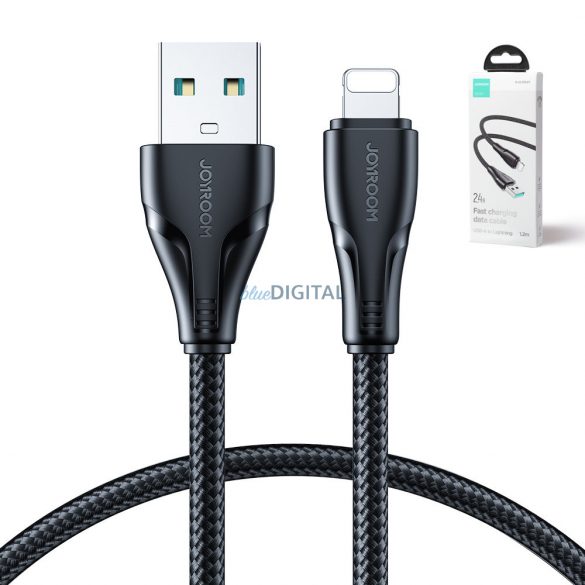 Cablu Joyroom USB - Lightning 2.4A Surpass Series 1.2 m negru (S-UL012A11)