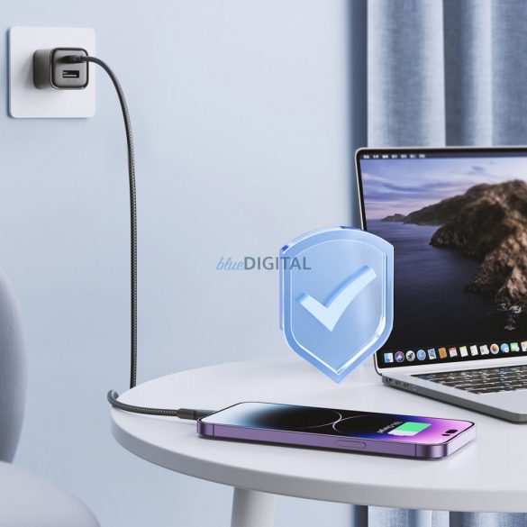 Joyroom USB C - Cablu Lightning 20W Surpass Series pentru încărcare rapidă și transfer de date 1,2 m negru (S-CL020A11)