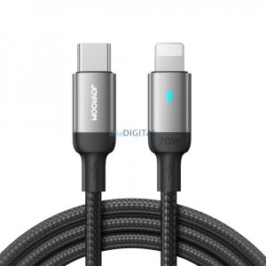 Cablu Joyroom USB C - Lightning 20W Seria A10 1,2 m negru (S-CL020A10)