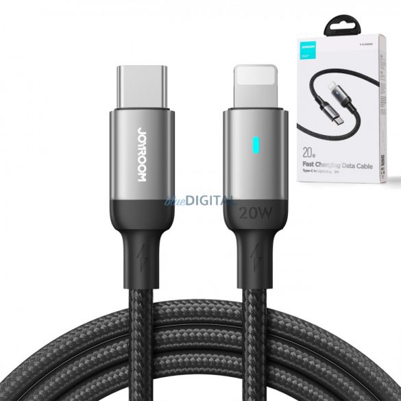 Cablu Joyroom USB C - Lightning 20W Seria A10 1,2 m negru (S-CL020A10)